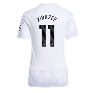 Fotbalové Dres Manchester United Joshua Zirkzee #11 Dámské Venkovní Oblečení 2025-26 Krátký Rukáv